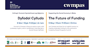The Future of Funding | Dyfodol  Cylludo