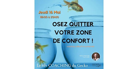 Le rdv COACHING du Gecko : OSEZ QUITTER VOTRE ZONE DE CONFORT !