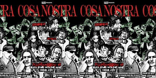 Immagine principale di SOBTV Presents: Cosa Nostra (w/JeffGRV, Cal1sto, Young Eman & Ohmien) 