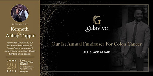 Imagem principal do evento Galavive | 1st Annual Fundraiser For Colon Cancer