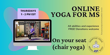 Online Yoga for MS - On your Seat (chair yoga)