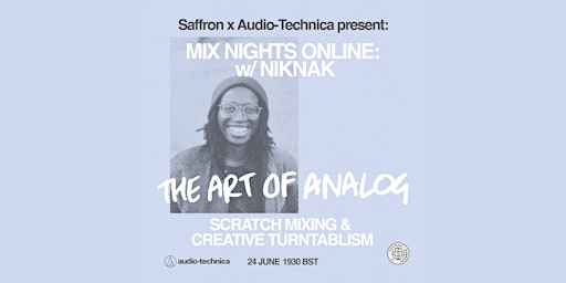 Mix Nights Online: Scratch Mixing & Creative Turntablism w/ NikNak primary image