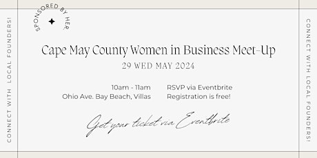 Cape May County Women in Business Meet-Up