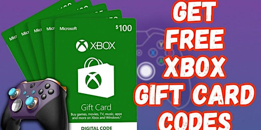 Image principale de Free Xbox Gift Card Codes 2024  Up to $100 in Free Xbox Codes in UNDER 5