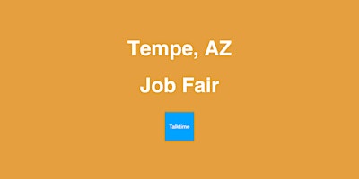 Job Fair - Tempe primary image