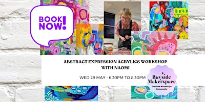 Imagem principal do evento Abstract Acrylics Workshop: Explore Colour and Form