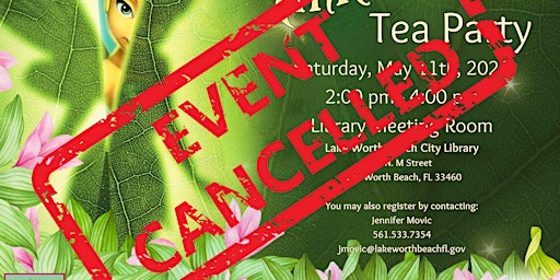 Imagem principal do evento Tinker Bell's Tea Party