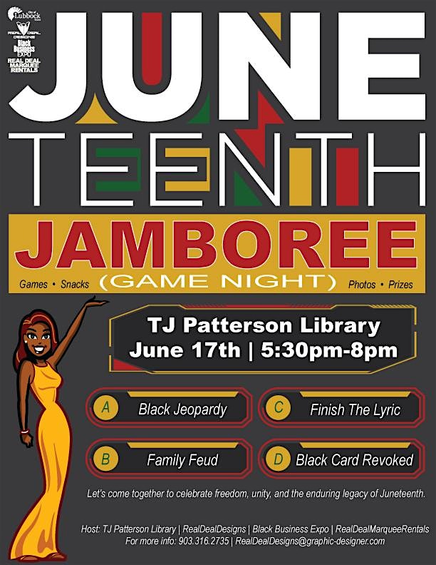 Juneteenth Jamboree: Game Night