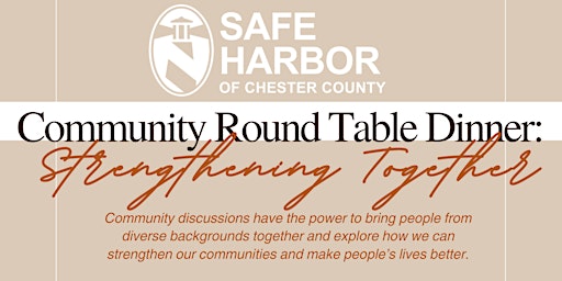 Imagem principal do evento Community Round Table Dinner: Strengthening Together
