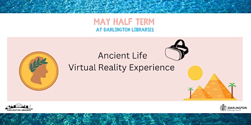 Imagem principal do evento Darlington Libraries:  Ancient Life VR Experience (2pm Dton)