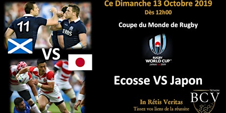 Primaire afbeelding van Ecosse VS Japon Coupe du Monde de rugby