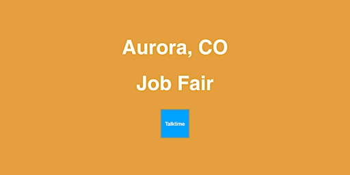 Job Fair - Aurora primary image