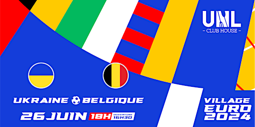 Imagem principal do evento Euro Foot - Ukraine / Belgique - UNL 2024