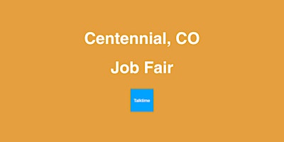 Job Fair - Centennial primary image