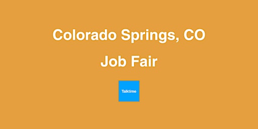 Primaire afbeelding van Job Fair - Colorado Springs