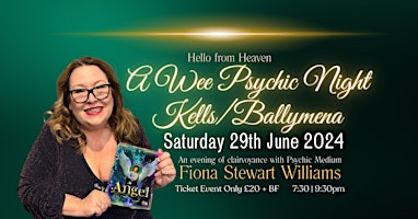 Immagine principale di A Wee Psychic Night in Kells/Ballymena 