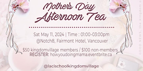 howYOUdoingmama - Mother's Day Afternoon Tea