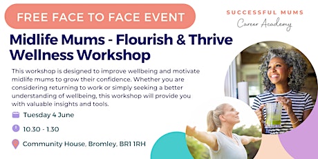 Midlife Mums: Flourish & Thrive - Wellness Workshop primary image