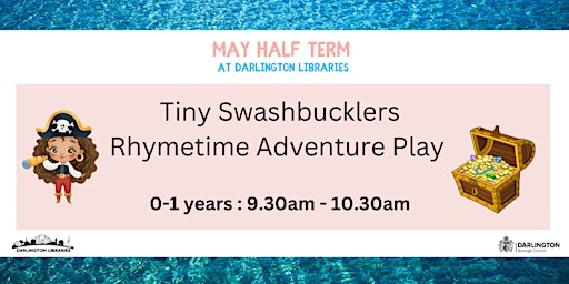 Imagen principal de Darlington Libraries:Rhymetime Adventure Play - Tiny Swashbucklers (baby)