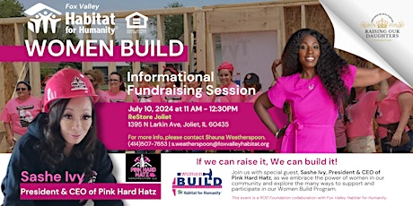 ROD  Women Build in collaboration with Fox Valley Habitat for Humanity!