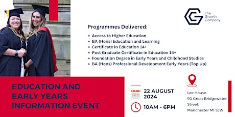 Education and Early Years Information Event