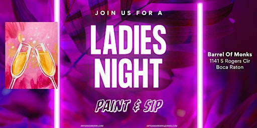 Immagine principale di Ladies Night Paint & Sip 