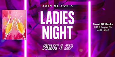 Image principale de Ladies Night Paint & Sip