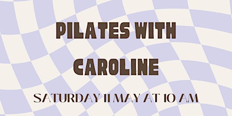 Morning pilates with Caroline