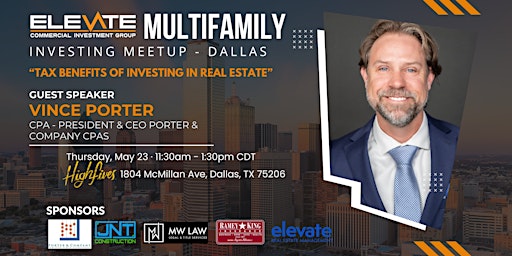 Hauptbild für Elevate Multifamily Investing Meetup - Dallas
