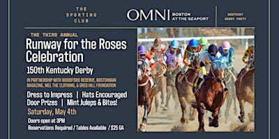 Hauptbild für 'The Runway for the Roses' @ Sporting Club, 3rd Annual Kentucky Derby Party