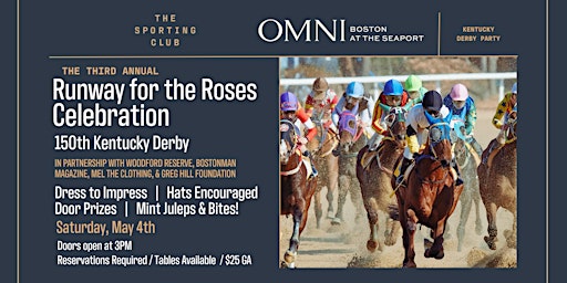 Imagem principal do evento 'The Runway for the Roses' @ Sporting Club, 3rd Annual Kentucky Derby Party
