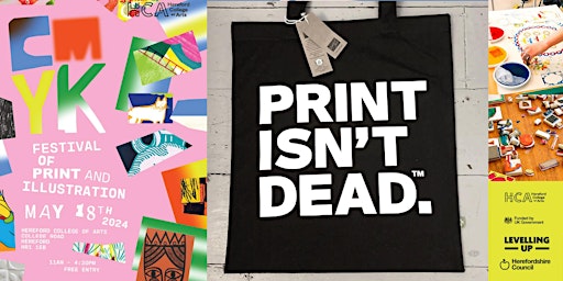 Hauptbild für Screen Printing with People of Print  (£15)  at CMYK Festival