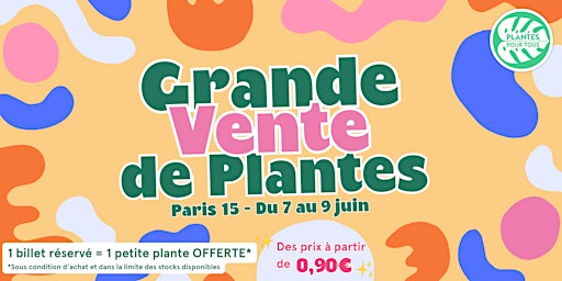Imagem principal do evento Grande Vente de Plantes - Paris 15