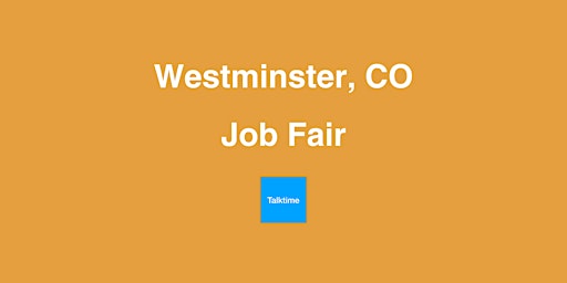 Hauptbild für Job Fair - Westminster