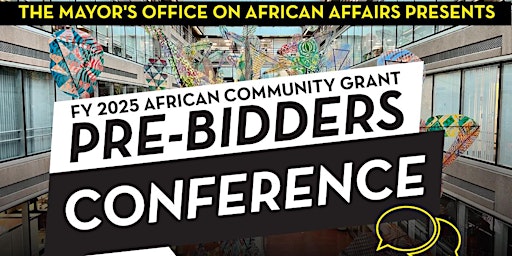 FY25 MOAA Community Grant Pre-Bidders Conference  primärbild
