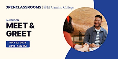 Immagine principale di El Camino College & OpenClassrooms Apprenticeship Meet-and-Greet 