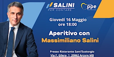Aperitivo con Massimiliano Salini primary image