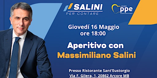 Imagem principal do evento Aperitivo con Massimiliano Salini