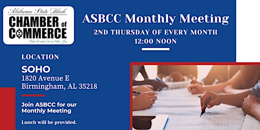 ASBCC May Monthly Meeting 2024 primary image