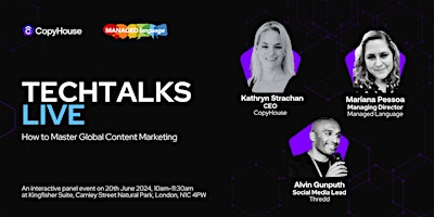 Image principale de How to Master Global Content Marketing - Interactive Marketing Panel Event