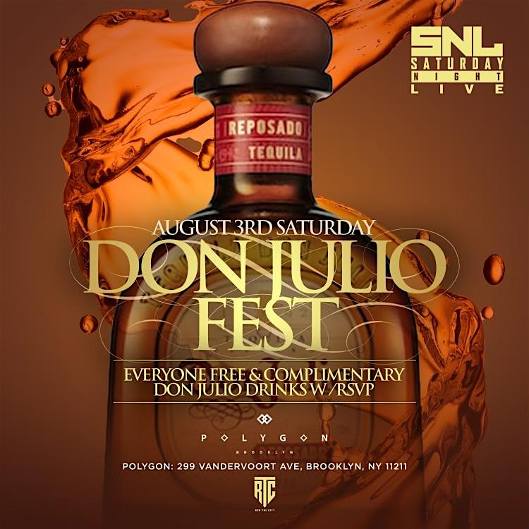 Don Julio Fest @ Polygon BK 2 Floors with Rooftop: Free entry w\/ RSVP