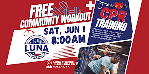 Hauptbild für FREE Community Workout at Luna Fitness Studio