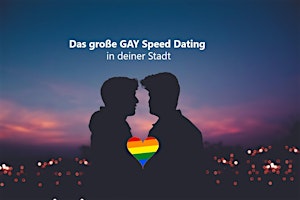 Imagem principal do evento Münchens großes  Gay Speed Dating Event für Männer/Frauen (30-45 Jahre)