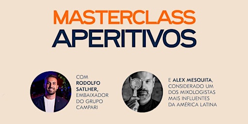 Imagen principal de Masterclass aperitivos – Road Show 2024 Edição Porto Alegre