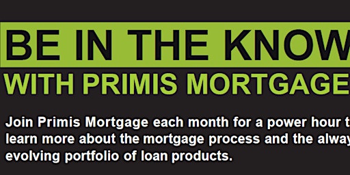 BE IN THE KNOW - FHA primary image