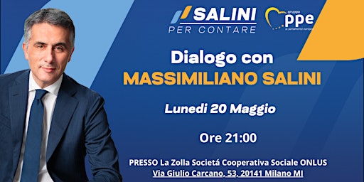 Imagem principal do evento Dialogo con Massimiliano Salini