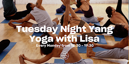 Imagen principal de Tuesday Night Yang Yoga w/ Lisa