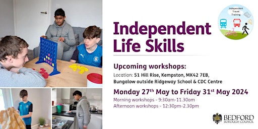 Independent Life Skills Workshops primary image