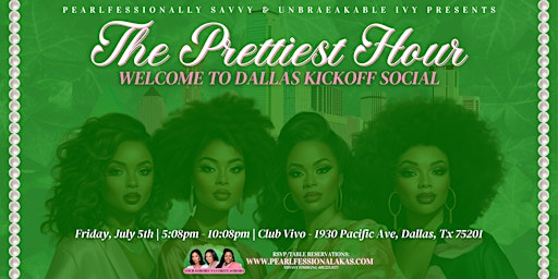 The Prettiest Hour: Welcome to Dallas Kickoff Social primary image