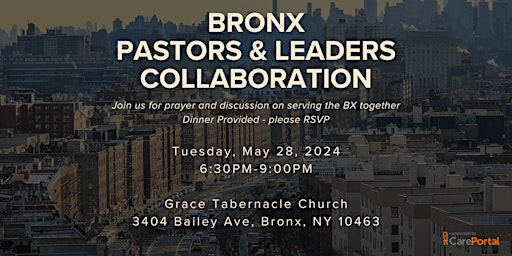 Primaire afbeelding van Bronx Pastors and Leaders Collaboration and Prayer